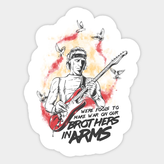 Brothers in Arms Sticker by UmbertoVicente